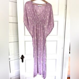 Rujuta Sheth lilac kaftan dress EUC